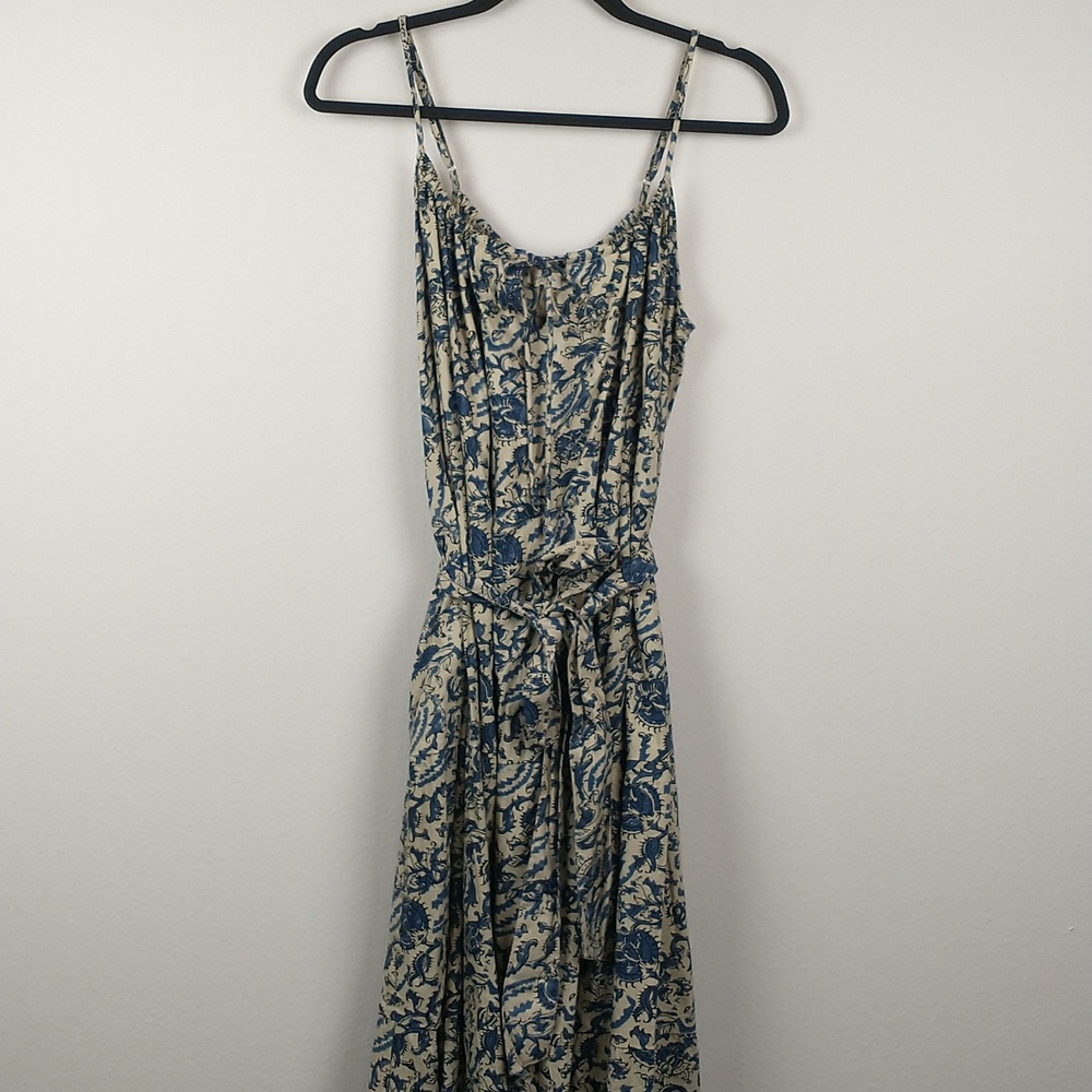NATURAL LIFE Maxi Dress Medium Blue Floral Boho